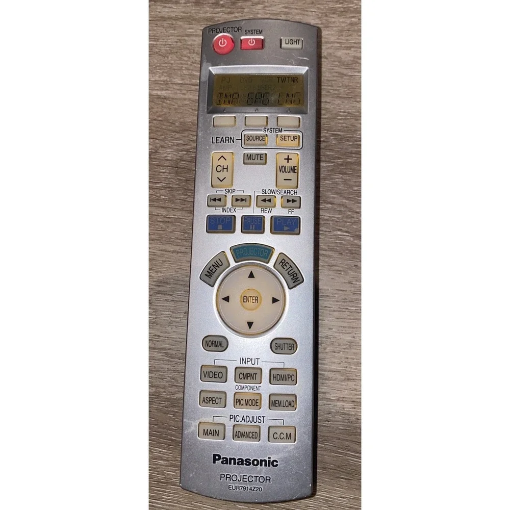 Working Original Panasonic EUR7914Z20 Projector Remote Controller Control